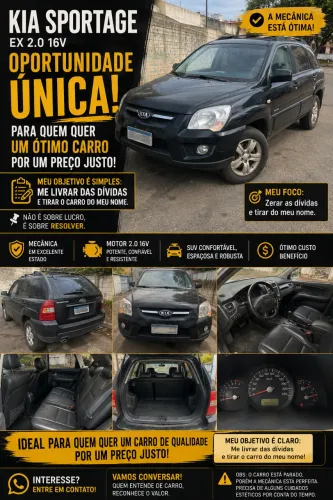 Kia Motors Sportage EX 2.0 16V Mec. 2010