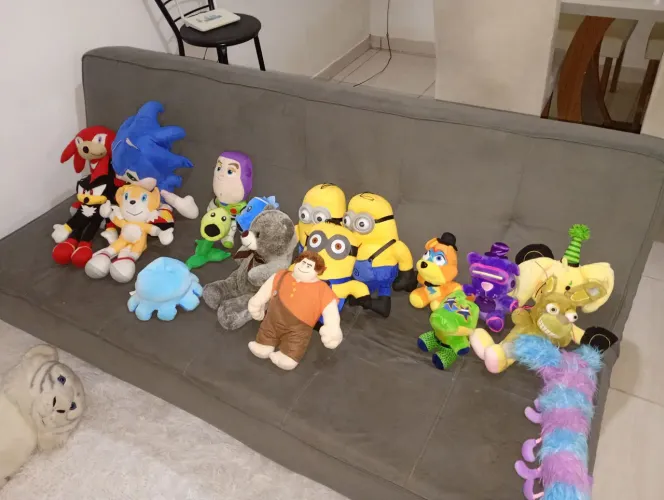 conjunto de pelúcias