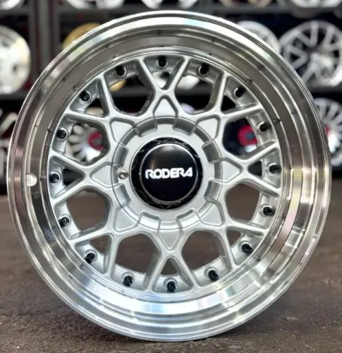 Rodas aro 15 Rodera RS2 Furação 4x100 4x108 