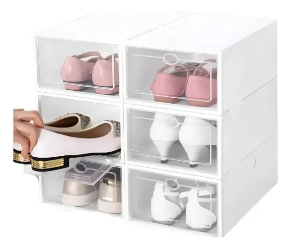 24 caixas organizadoras de sapatos