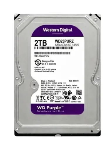 HD 2TB Western Digital Purple WD22PURZ - Semi novo 