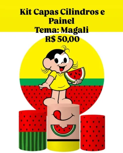 Kit Capas para Cilindros e Painel de Festa