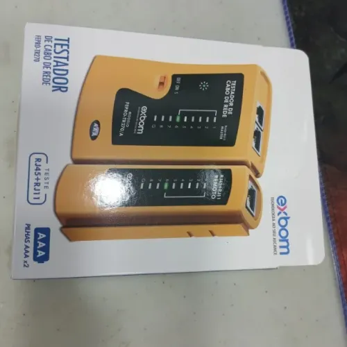 chave teste voltagem e teste rj 45 rede e telefonia