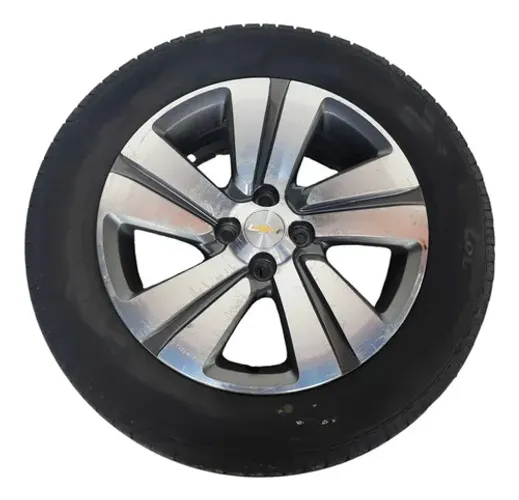 Roda Aro 16 C/pneu Chevrolet Spin 2015 2016 A 2018 C/detalhe Preto