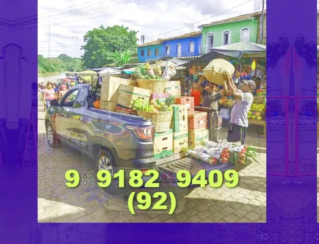 Frete }_{ carro aberto pela cidade - melhor preço