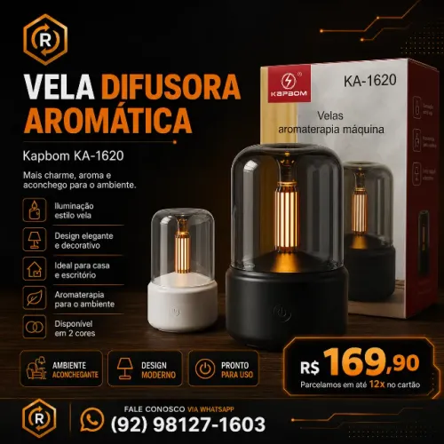 Vela Difusora Aromática