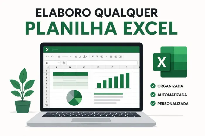 Faço qualquer planilhas no Excel