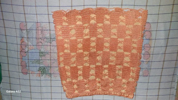Saia de croche artesanato