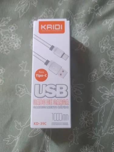 # Cabo USB Tipo-C 1 Metro - Carregamento Rápido ? ? **CABO USB TIPO-C - NOVO E LACRADO!*