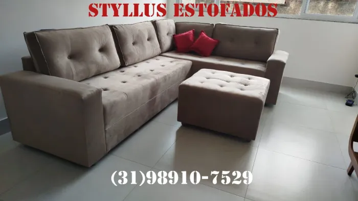 Sofá módulado de canto 