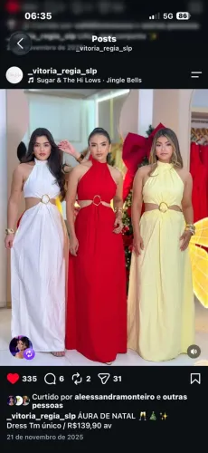 Vestido vermelho nunca usado!