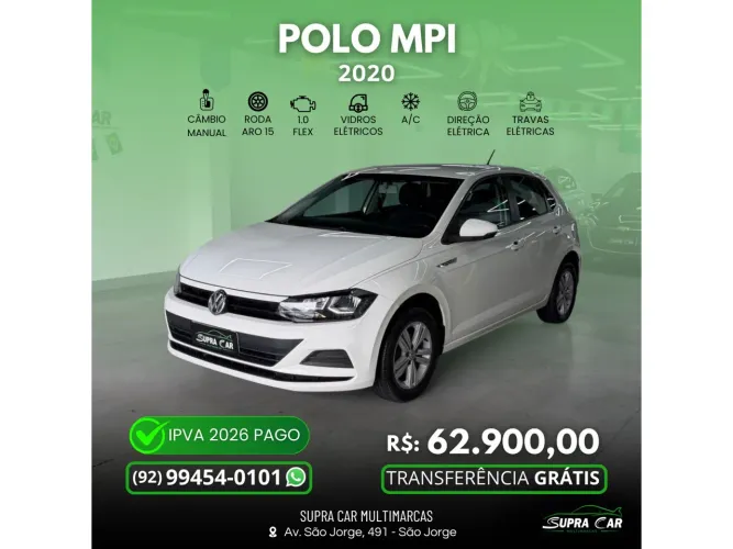 Volkswagen Polo 1.0 MPI Flex 12V 5P 2020