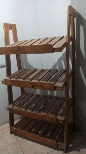 Estante para fritaria
