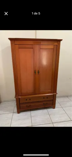 Jogo de quarto antigo madeira maciça 