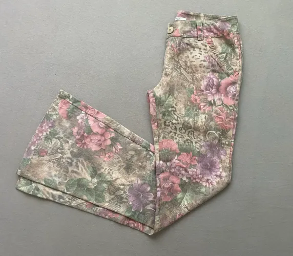 Calça Flare Hayfa Floral - M