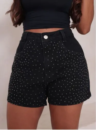 Short jeans Brilho premium 