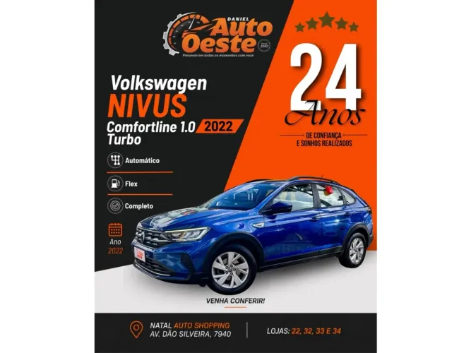 Volkswagen Nivus Comfortline 1.0 200 TSI Flex AUT 2022