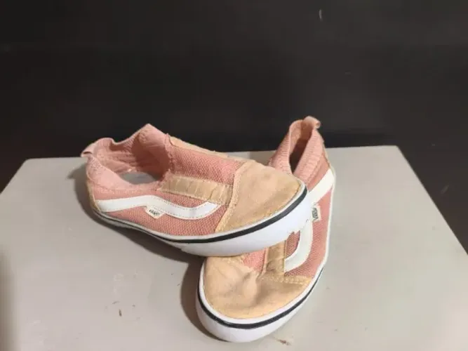Tenis Vans - slip-on meia - Rosa usado feminino 35