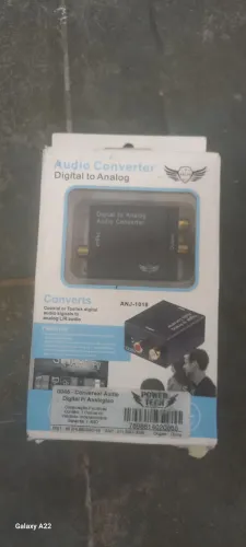 conversor de áudio digital para analógico, como o modelo ANJ-1019