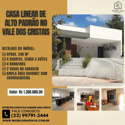 Imóvel para venda com 240 metros quadrados com 4 quartos em Lagoa - Macaé - RJ