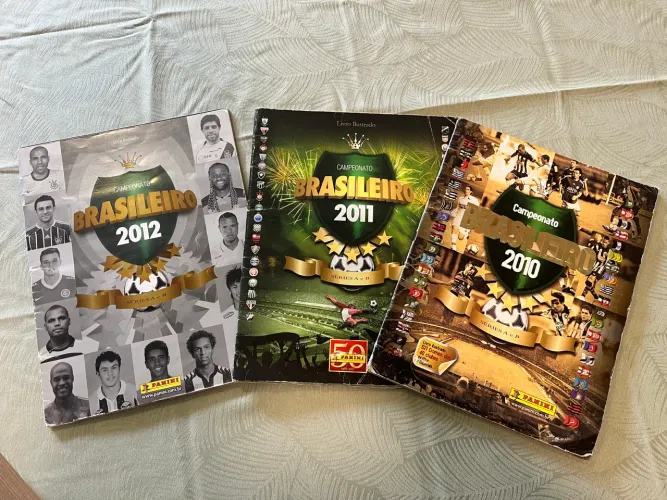 Álbuns Brasileirão 2010, 2011 e 2012