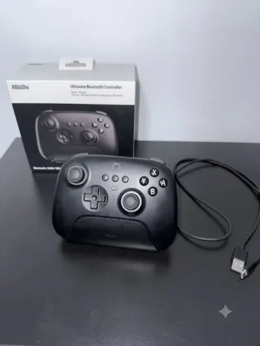 Controle Joystick 8BitDo Ultimate com base de carregamento PS PC XBOX