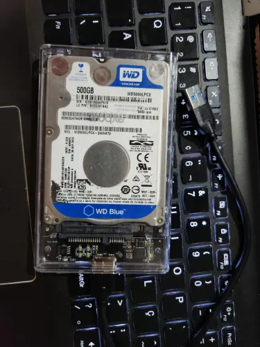 HD EXTERNO 500GB COM CASE