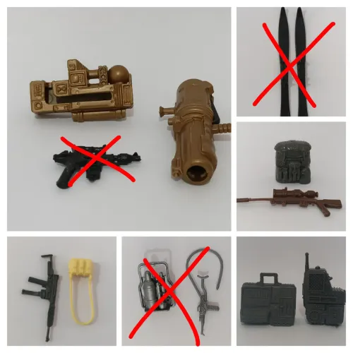 Comandos em ação e acessórios