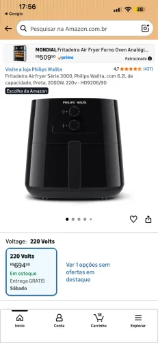 Airfryer Philips Walita