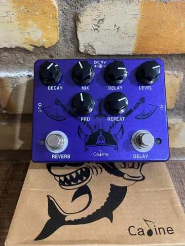 Pedal Guitarra Caline CP-80 Delay Reverb
