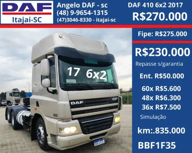 DAF 410 6x2 2017 -
