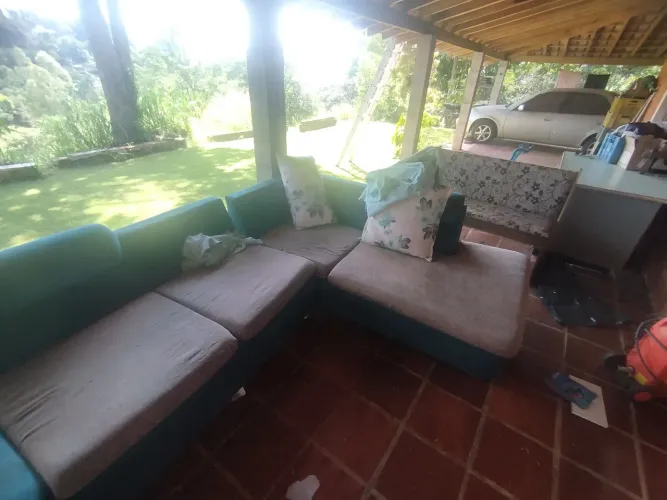 Sofá de canto opção de comprar limpo e higienizado 