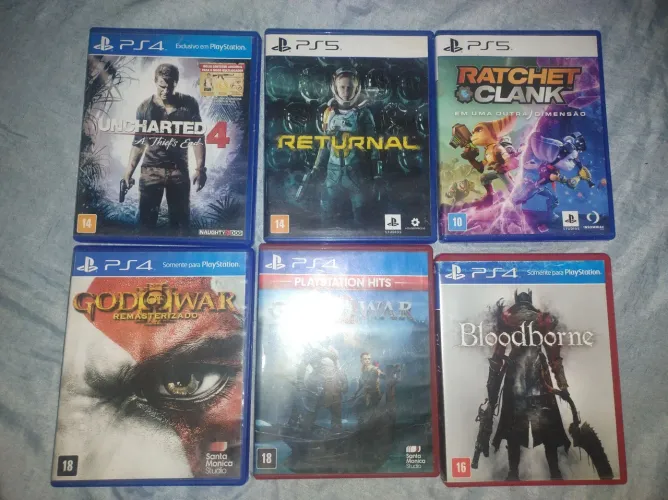 Jogos de ps4 e ps5