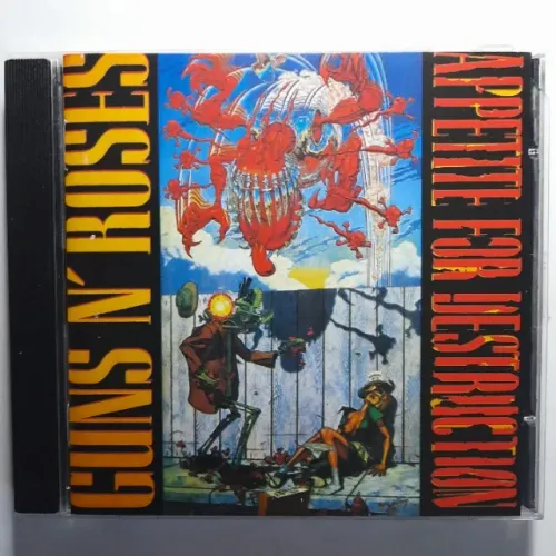 cd guns n' roses, appetite for destruction. seminovo, mídia intacta.