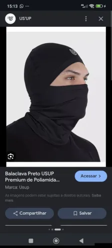 Balaclava, fabricação própria