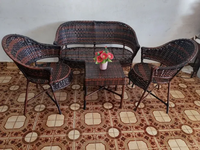 Jogo de sofá de área externa