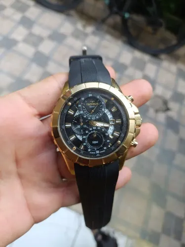 Relógio technos legacy dourado