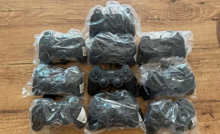 LOTE 10 CONTROLES PLAYSTATION 2