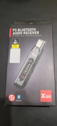 Receptor de Áudio Bluetooth Xvive P3 - XLR Profissional (Estado de Novo)