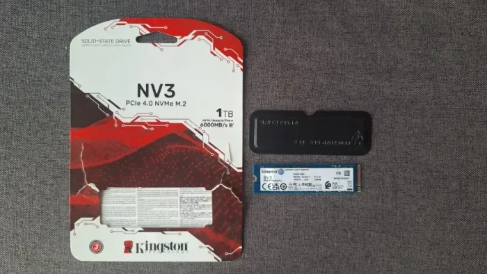 SSD NVMe Kinsgston NV3 1TB (Seminovo - 120h de uso)