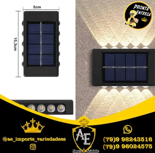 Arandelas de Energia Solar 