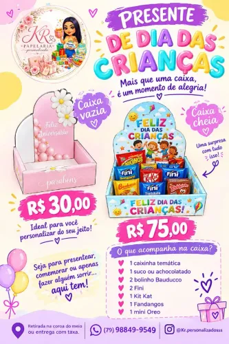 Caixa cenario personalizada