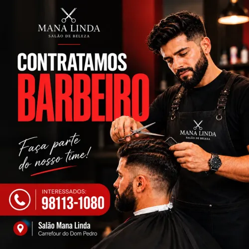 Barbeiro contrata-se