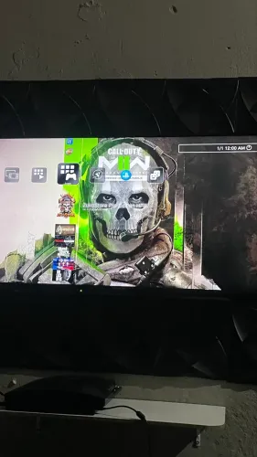 ps3 slim desbloqueado com jogos digitais e físicos, em perfeito estado