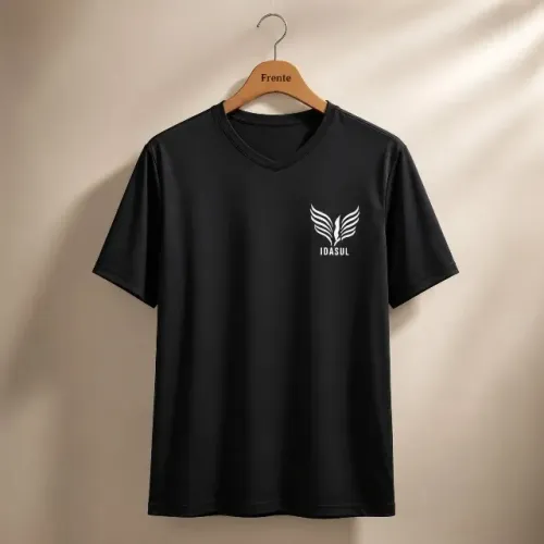 Camiseta Dry Fit Masculina - 1DaSul - Preto G ou GG