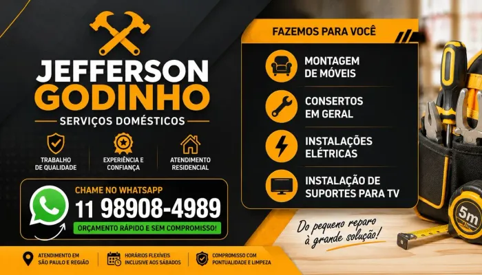 Manutenção e montagem de móveis