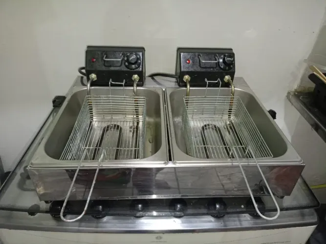 Fritadeira de 2 cubas 10litros