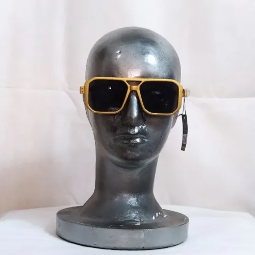 Óculos Aviador Dourado Fosco