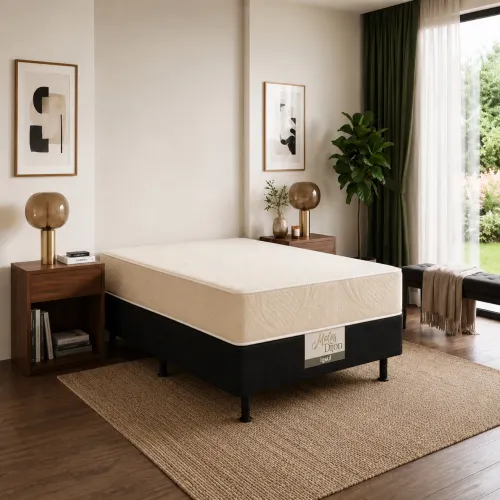 Cama box casal de molas Long Life / pronta entrega 