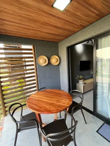 Villas Manatee - Studio mobiliado de 36m² em condomínio na Praia do Patacho